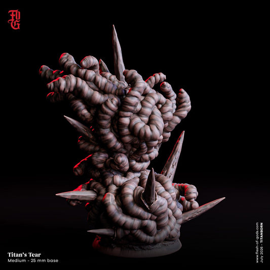 Titan’s Tear Ooze Miniature | Monstrous Filth Aberration Figurine | 32mm Scale