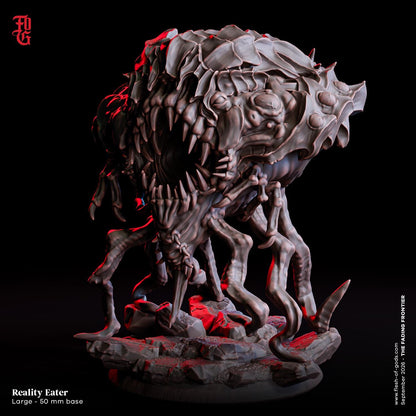 Reality Eater Miniature | Large Aberration Toxic Plague Monster Figurine | 50mm Base