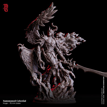 Summoned Celestial Monstrosity Huge Miniature Monster Aberration | 32mm Scale 75mm Base | Dungeons and Dragons DnD 5e Dungeon Master Gift