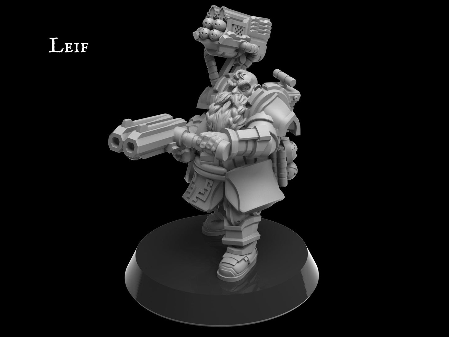 Jorn, Demolition Engineer Dwarf Miniature | Galactic Demolition Squad Member - Plague Miniatures