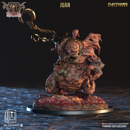 Juan, Giant Cyclops Miniature | Monstrous Titan - Tartaro | 32mm Scale - Plague Miniatures