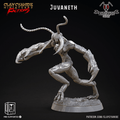 Juvaneth Flying Hive-Mind Insectoid Miniature | 32mm Scale - Plague Miniatures
