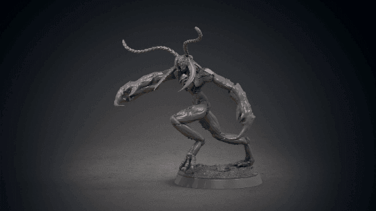 Juvaneth Flying Hive-Mind Insectoid Miniature | 32mm Scale - Plague Miniatures
