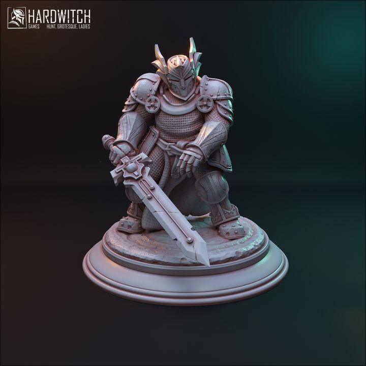Knight Set, The Oathbound Three | Heroic Medieval Knight Miniatures | 32mm Scale - Plague Miniatures