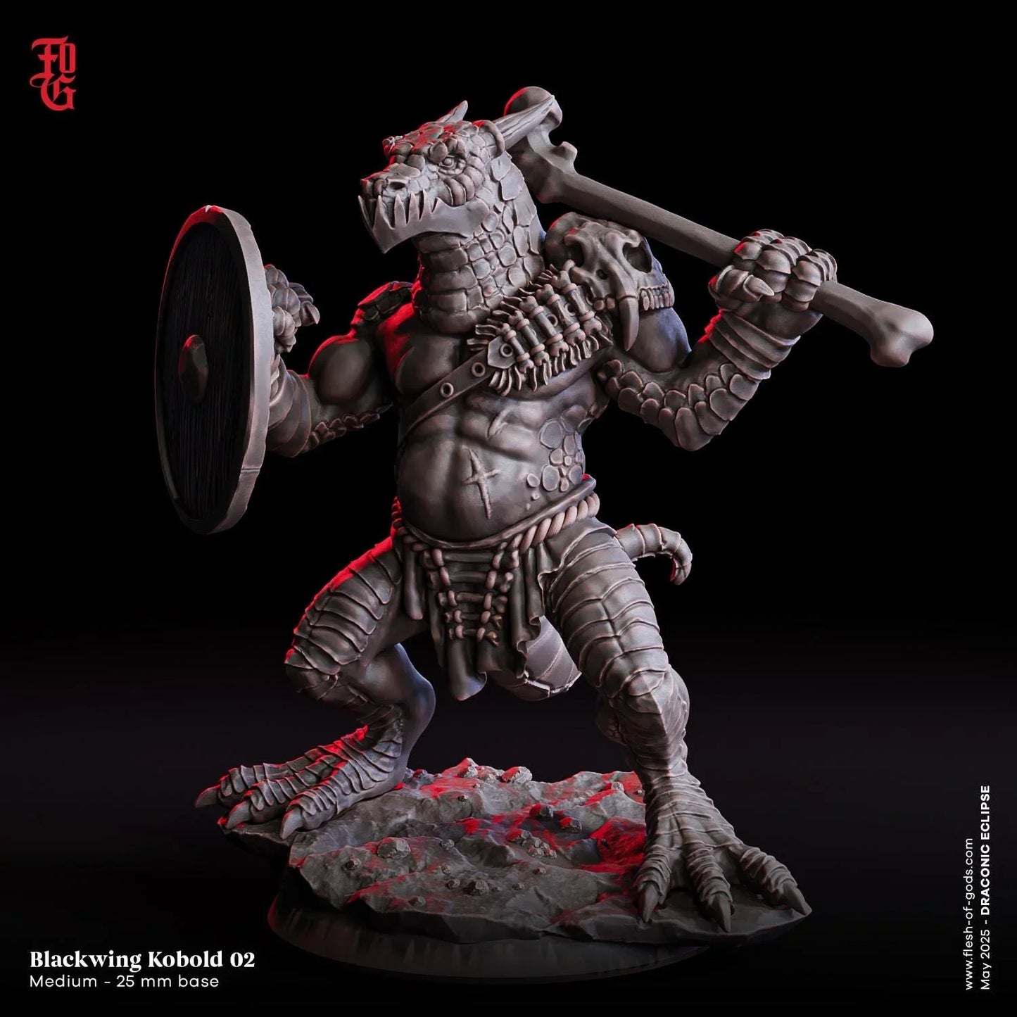 Kobold Rogue | Sneaky Monster Miniature | 32mm Scale - Plague Miniatures