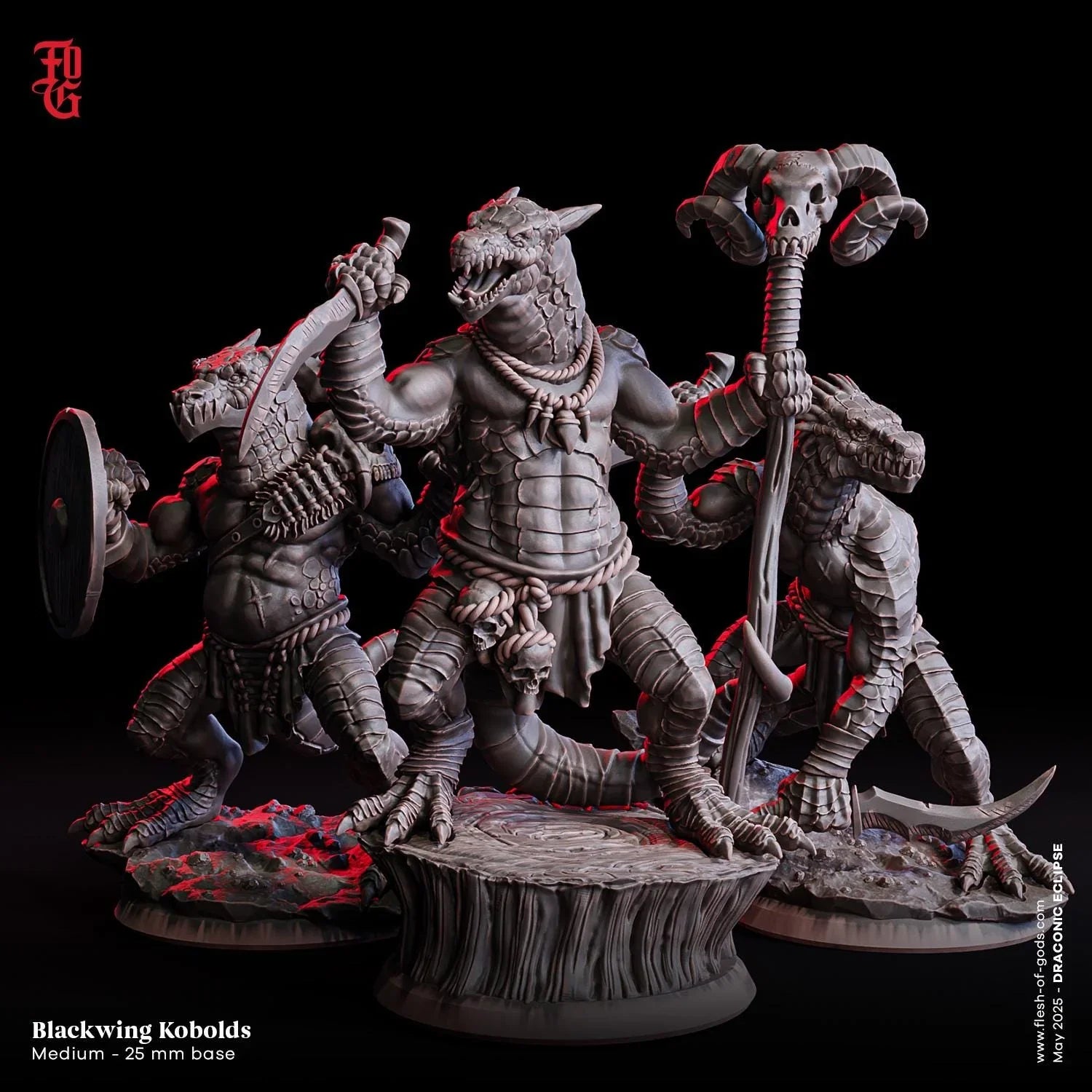 Kobold Rogue | Sneaky Monster Miniature | 32mm Scale - Plague Miniatures
