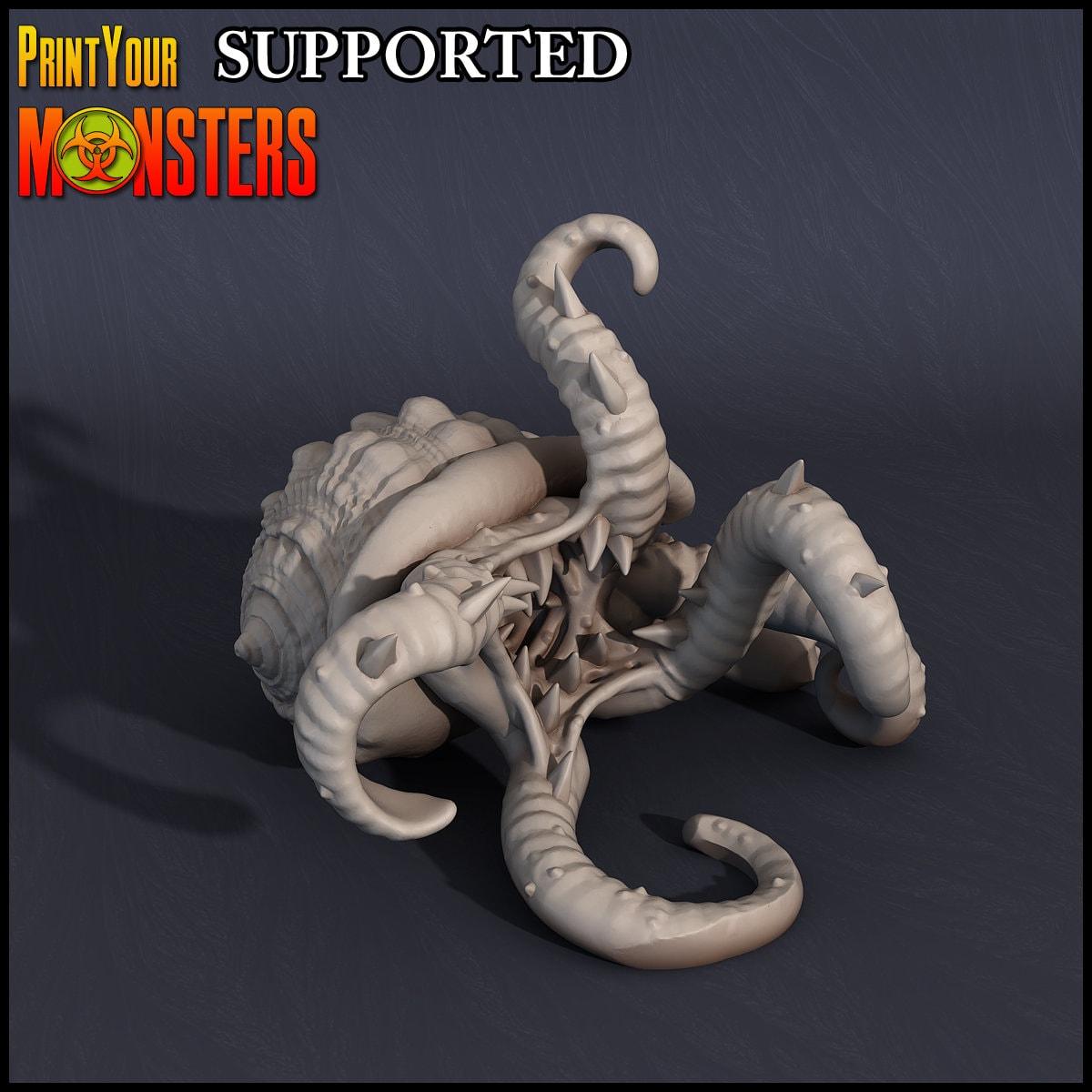 Kraken Hatchling Miniature | Baby Kraken Wargaming Figure - Plague Miniatures