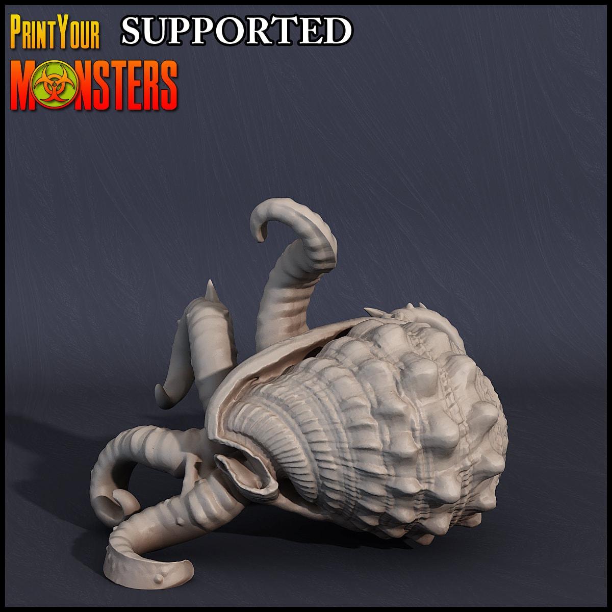 Kraken Hatchling Miniature | Baby Kraken Wargaming Figure - Plague Miniatures