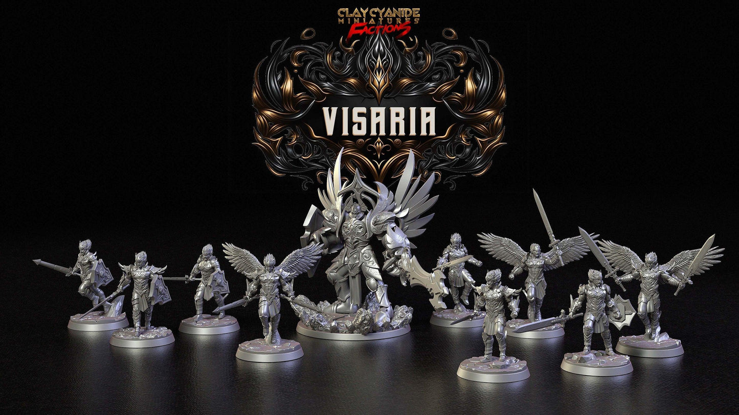 Lauremirar Viseria's Noble Warrior Boss Miniature | 32mm Scale - Plague Miniatures