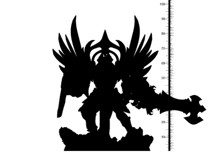 Lauremirar Viseria's Noble Warrior Boss Miniature | 32mm Scale - Plague Miniatures