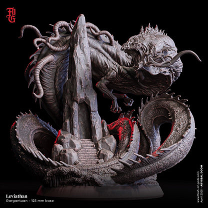 Leviathan, Oceanic Titan | Gargantuan Sea Monster Miniature | 125mm Base - Plague Miniatures