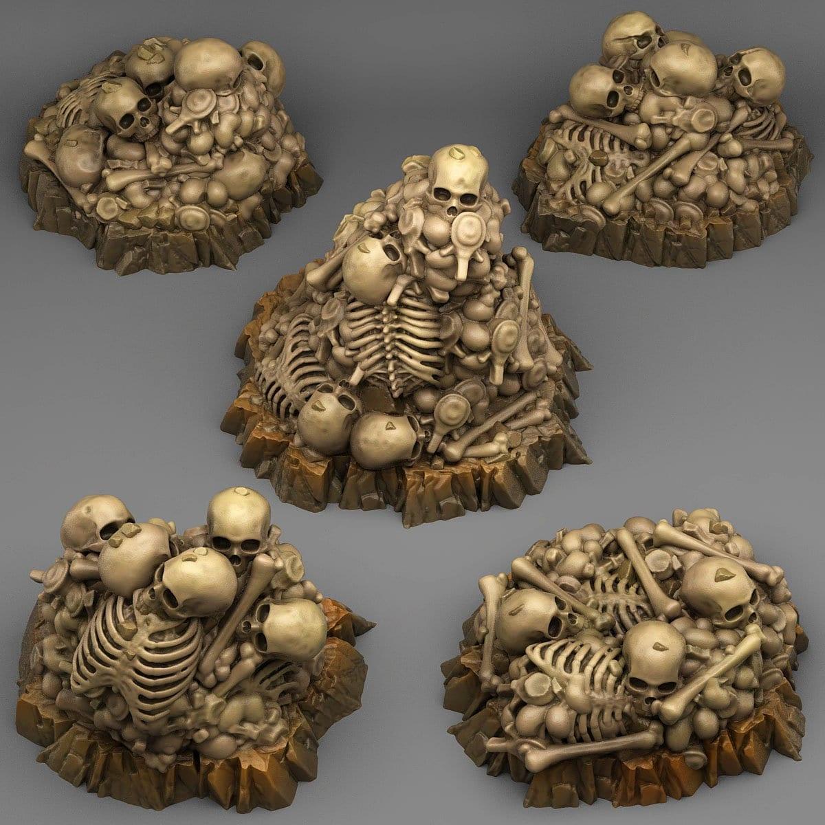 Lost Bone Miniatures | Wargaming Terrain Skeleton Mini | 28mm or 32mm Scale - Plague Miniatures