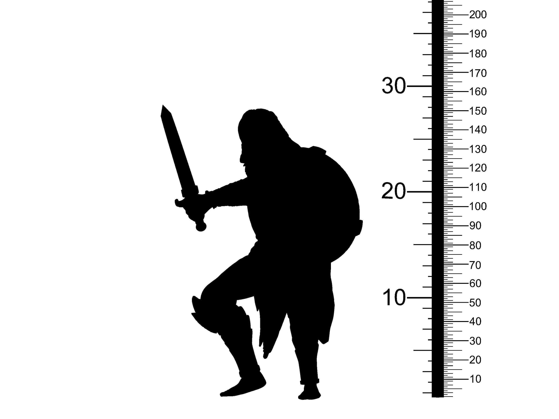 Lythari, Shieldmaiden Female Orc Miniature | Sword and Shield Orc Warrior | 32mm Scale - Plague Miniatures