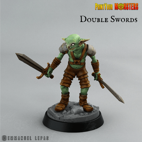 Magic Fire Goblin Miniature | Sorcerer Monster Miniature - Plague Miniatures