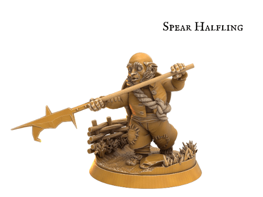 Male Bard Halfling Miniature - 8 Poses - 32mm scale Tabletop gaming DnD Miniature Dungeons and Dragons, dnd male halfling - Plague Miniatures shop for DnD Miniatures