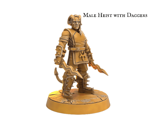 Male Rogue Miniature w/ owl treasure - 6 Poses - 32mm scale Tabletop gaming DnD Miniature Dungeons and Dragons, wargaming dnd rogue figurine - Plague Miniatures