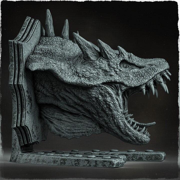 Mantis Dragon Trophy Statue | Fantasy Dragon Decor for DnD Enthusiasts - Plague Miniatures