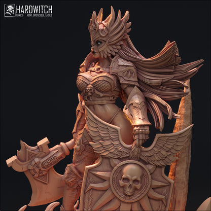 Markin Armtord, The Betrayed Queen NSFW Nude Option | Vengeful Noble Warrior Miniature | 32mm Scale or 75mm Scale - Plague Miniatures