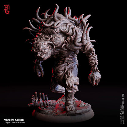 Marrow Golem Miniature | Large Construct Monstrosity Living Terrain Figurine | 50mm Base - Plague Miniatures