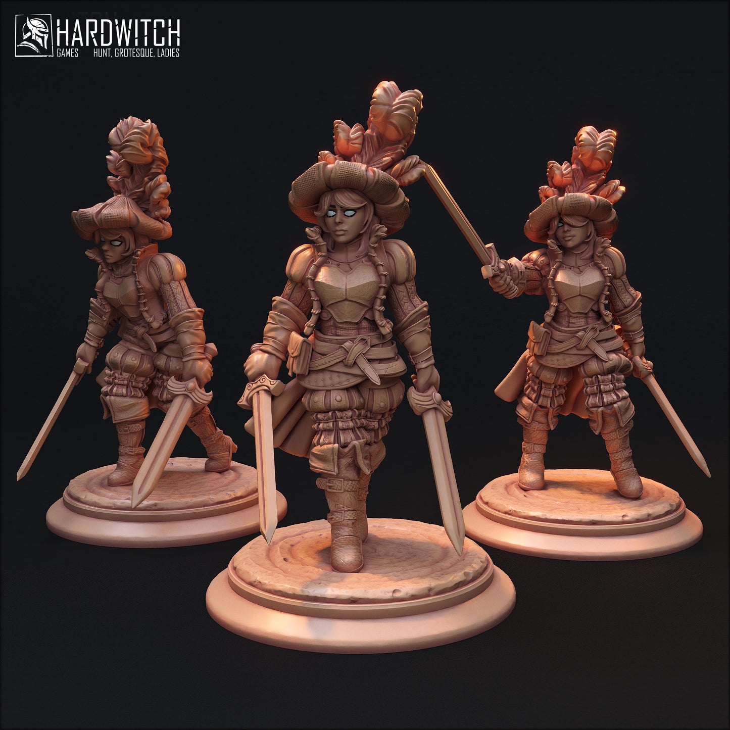 Maximus Squad, The King’s Elite NSFW Option | Royal Guard Warrior Miniatures | 32mm Scale - Plague Miniatures