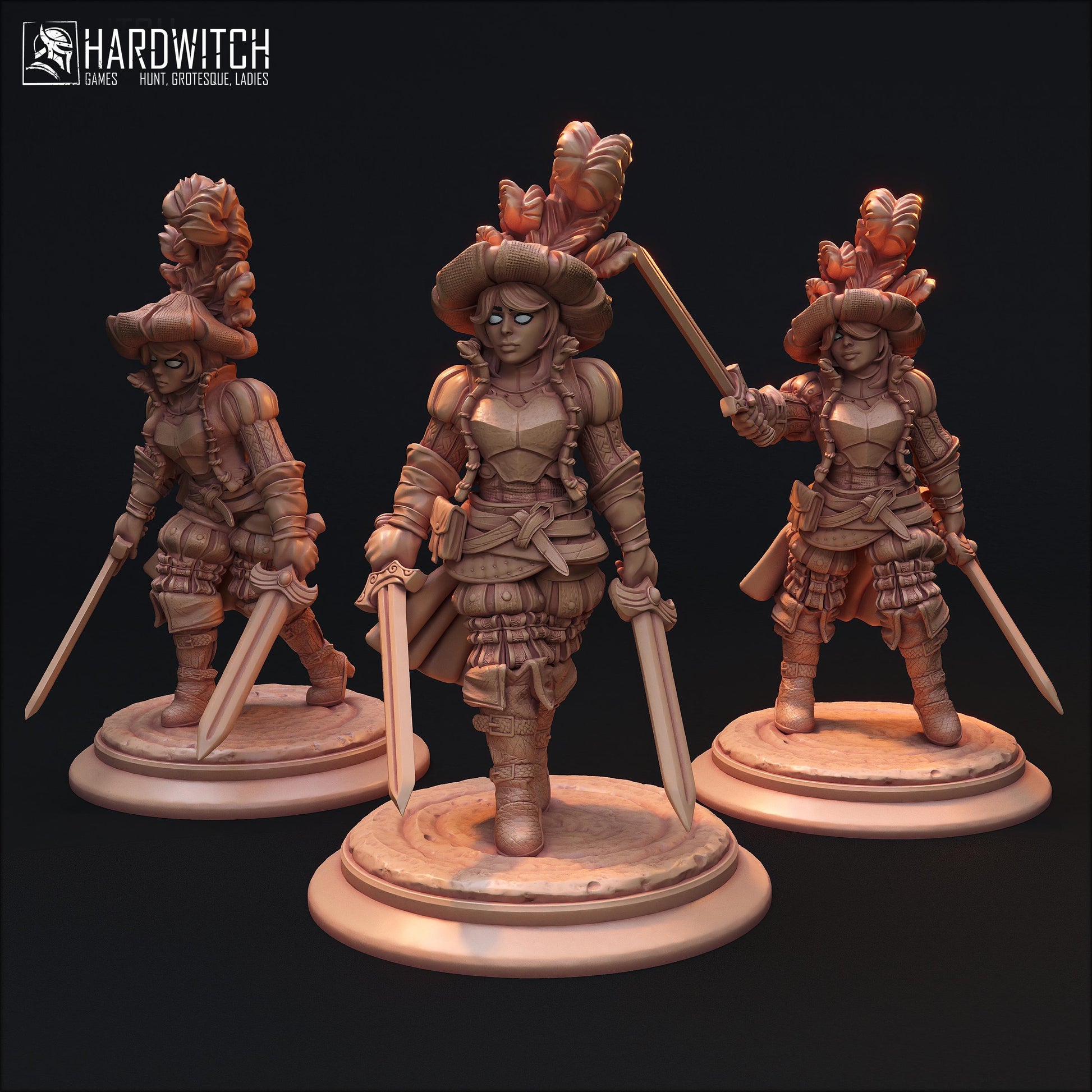 Maximus Squad, The King’s Elite NSFW Option | Royal Guard Warrior Miniatures | 32mm Scale - Plague Miniatures