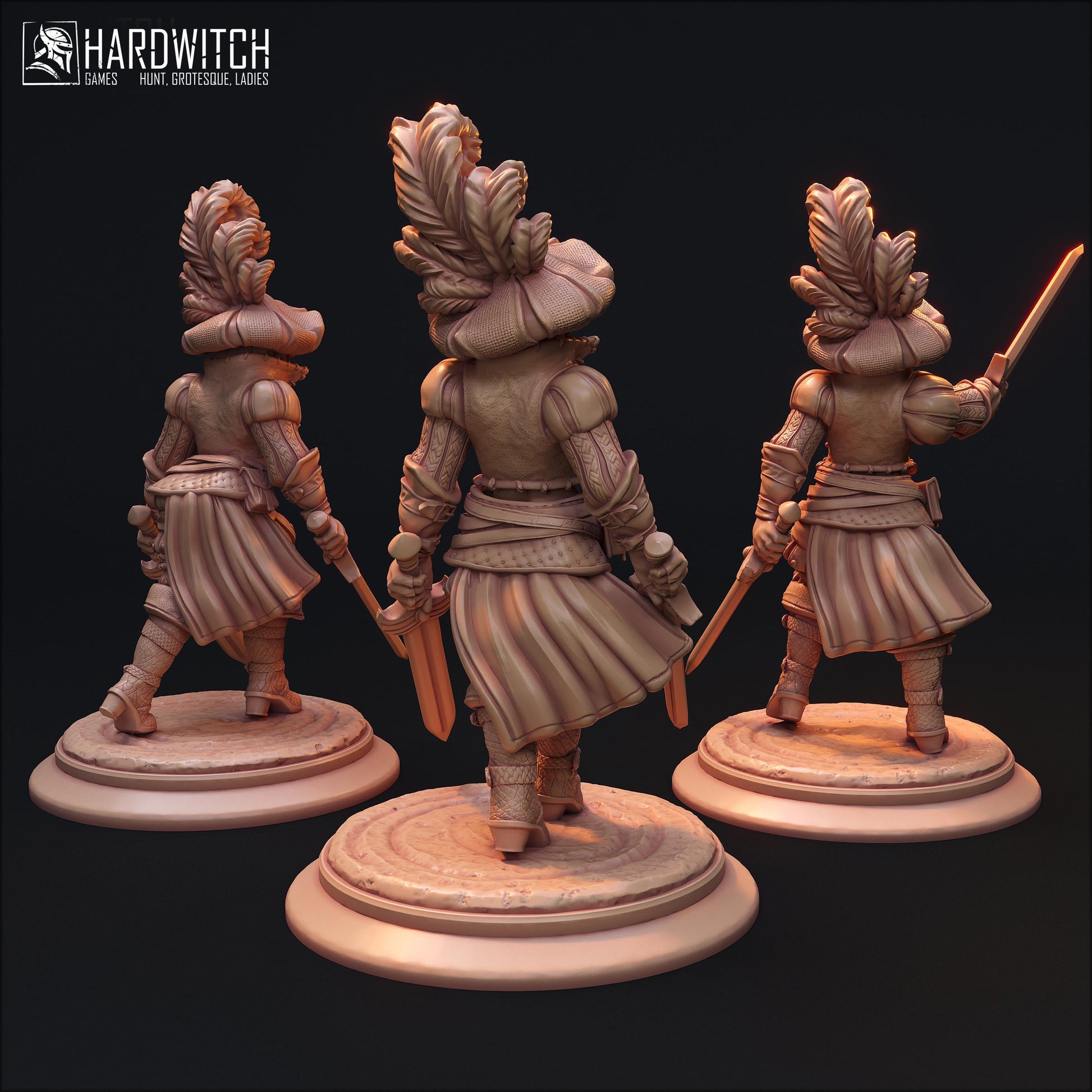 Maximus Squad, The King’s Elite NSFW Option | Royal Guard Warrior Miniatures | 32mm Scale - Plague Miniatures
