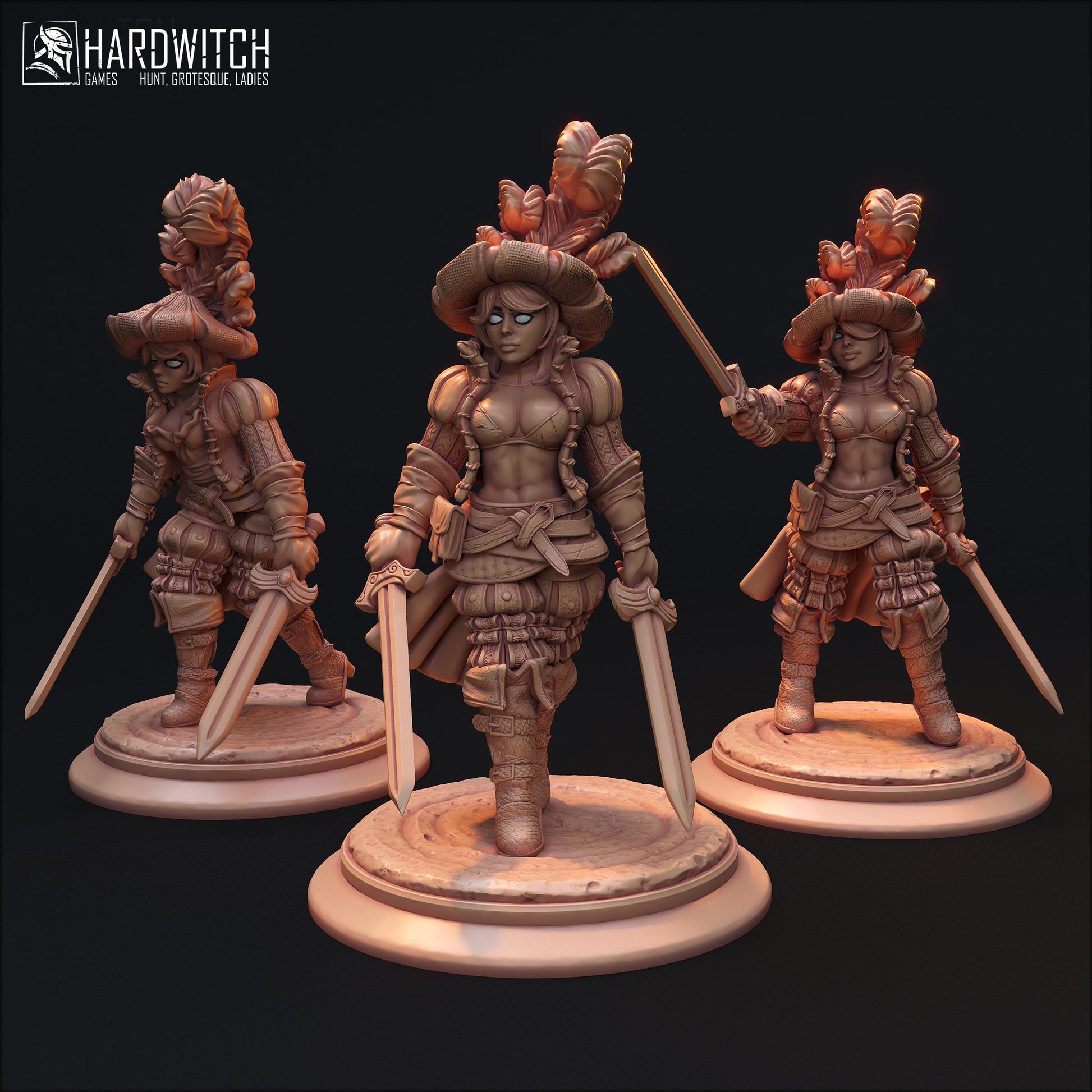Maximus Squad, The King’s Elite NSFW Option | Royal Guard Warrior Miniatures | 32mm Scale - Plague Miniatures