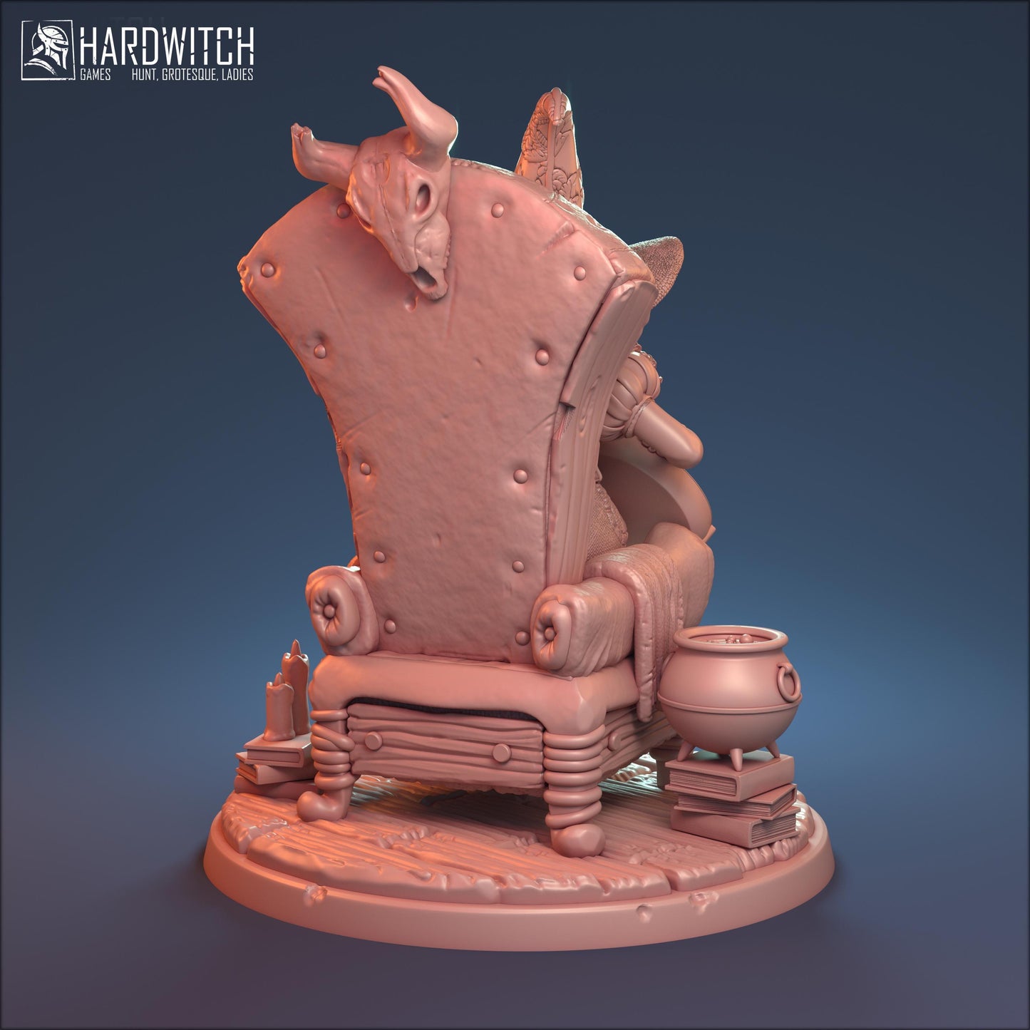 Menora, Enigmatic Bard Miniature Nude NSFW Option | Bewitching Performer Miniature | 32mm or 75mm - Plague Miniatures