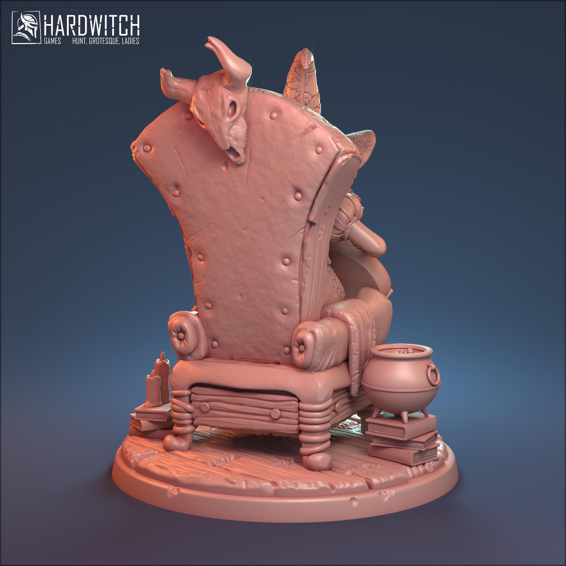 Menora, Enigmatic Bard Miniature Nude NSFW Option | Bewitching Performer Miniature | 32mm or 75mm - Plague Miniatures