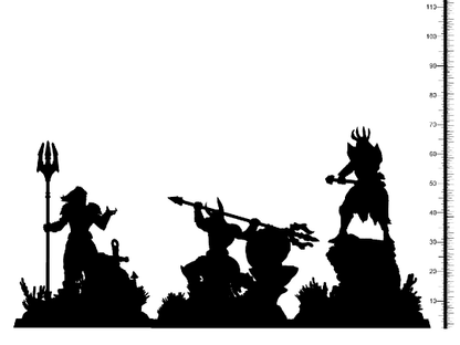 Merman Lancer Miniature | Aquatic Spearman for Tabletop Games | 32mm Scale - Plague Miniatures