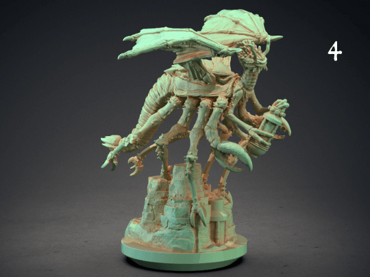 Mi-Go Miniatures Set | Lovecraftian Fungal Abominations | 32mm Scale - Plague Miniatures