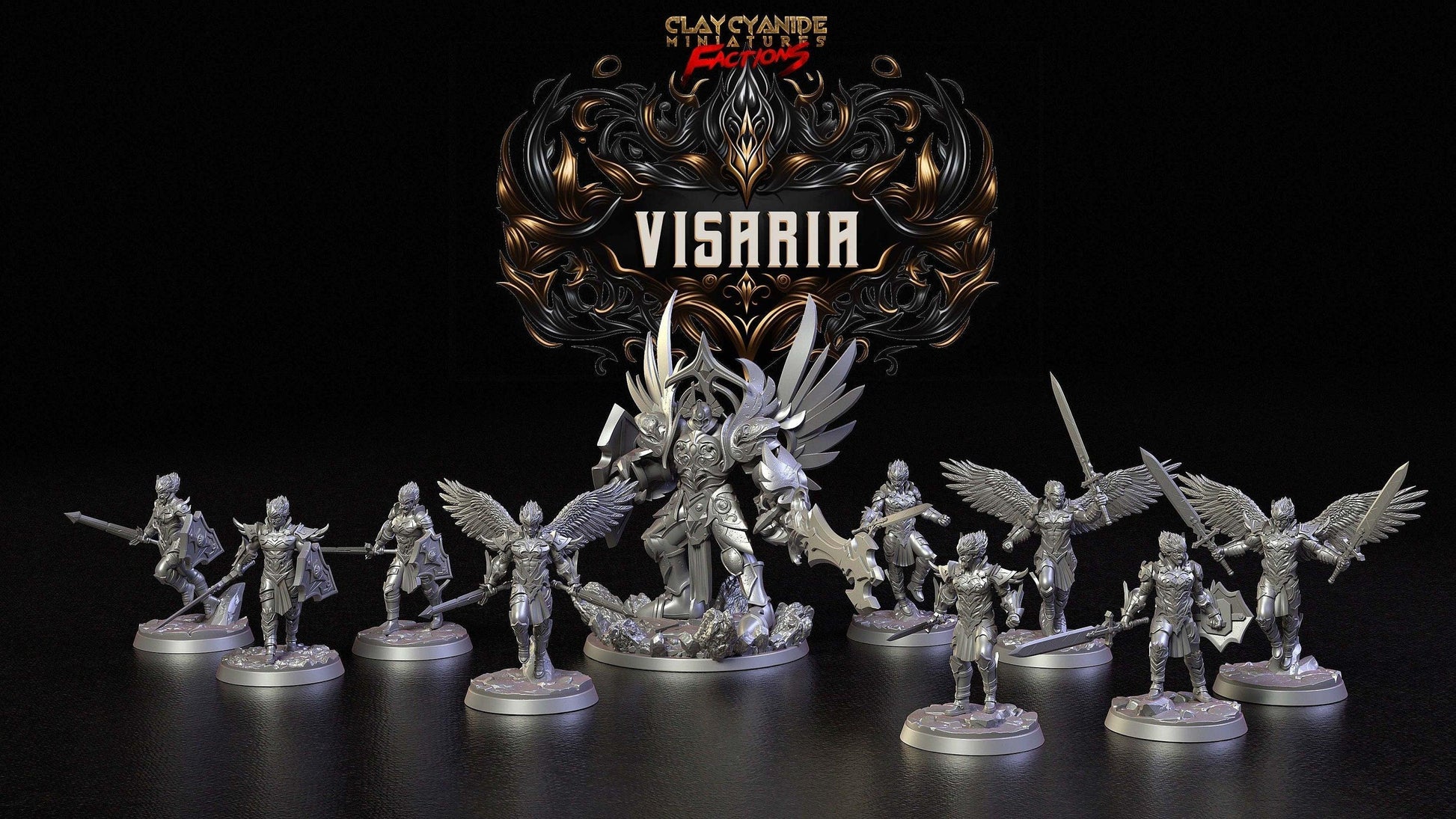 Morlinion Viseria's Noble Warrior Miniature | 32mm Scale - Plague Miniatures