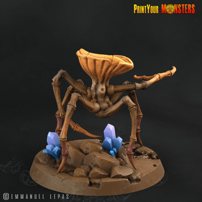 Mushroom Spider Miniatures Set | Fungal Arachnids of the Enchanted Woodlands - Plague Miniatures