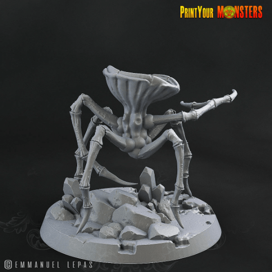 Mushroom Spider Miniatures Set | Fungal Arachnids of the Enchanted Woodlands - Plague Miniatures