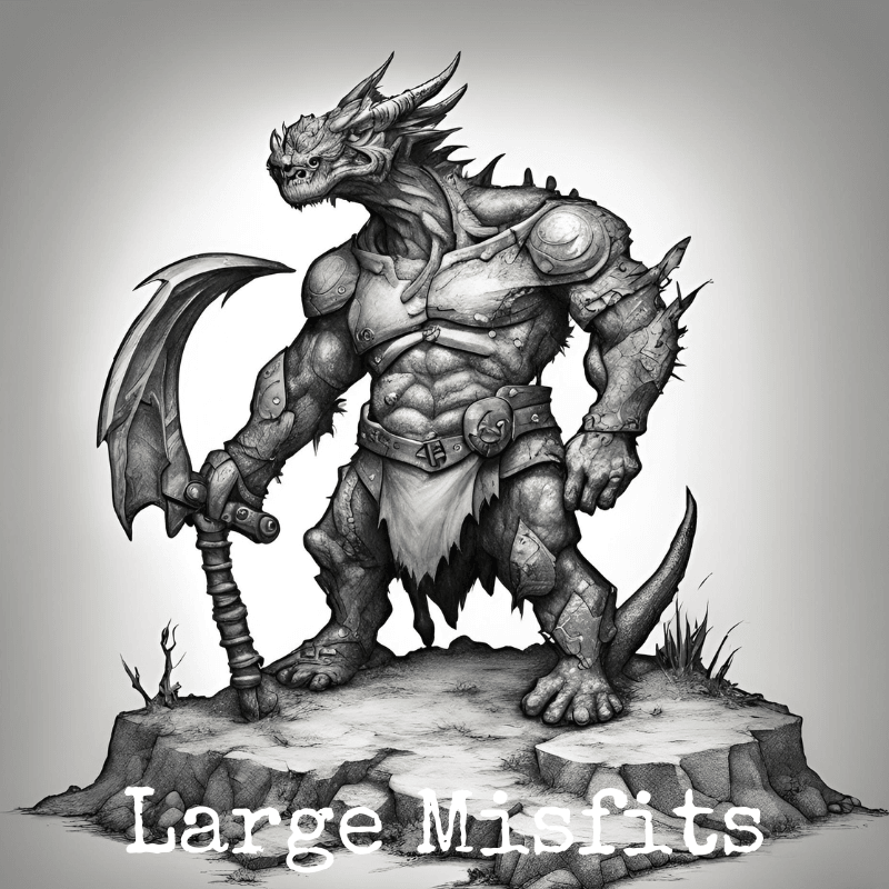 Mystery Misfit Miniatures - Large | Large Monstrosities - Plague Miniatures