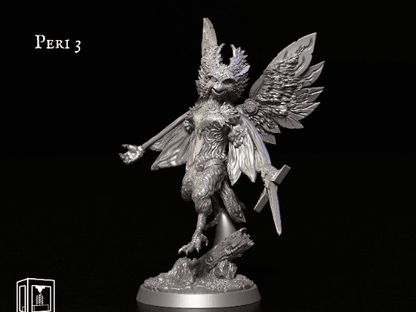 Peri Winged Spirit Miniature | 32mm Scale - Plague Miniatures