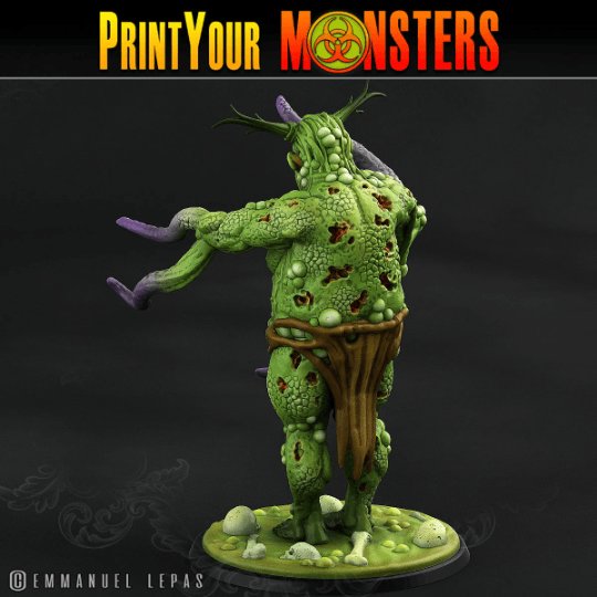 Plague Guardian Miniature with Chain Weapon | Malevolent Warden Monster for DnD 5e - Plague Miniatures