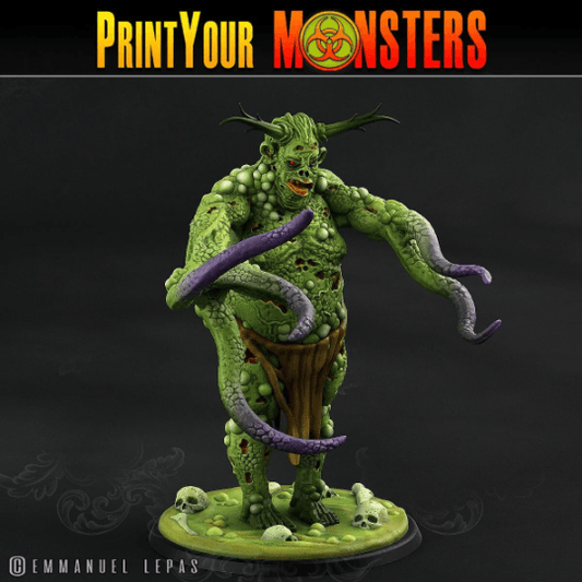 Plague Guardian Miniature with Tentacles | Print Your Monsters | Tabletop gaming | DnD Miniature | Dungeons and Dragons, dnd 5e plague miniature - Plague Miniatures shop for DnD Miniatures