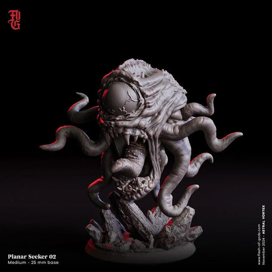 Planar Seeker | Cthulhu Mythos Cyclopean Monster Miniature | 32mm Scale - Plague Miniatures