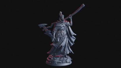 Unholy Priest Miniature | Death Reaper Monster Figurine | 32mm Scale or 75mm Scale