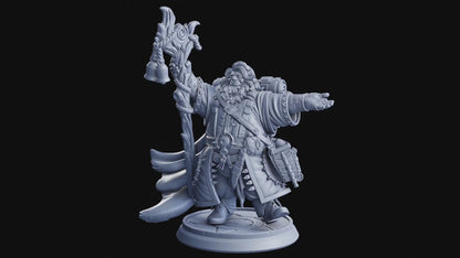 Starweaver NPC Miniature | DnD 5e Spellcaster Dwarf | 32mm Scale or 75mm Scale