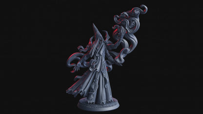 Faith Breaker Miniature | Unholy Undead Spellcaster Monster Figurine | 32mm Scale