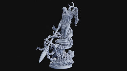 Ghostfire Wraith Miniature | Undead Specter of the Wild West for DnD 5e| 32mm Scale