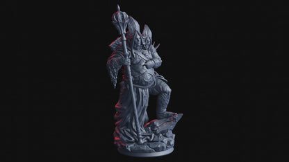 The Crusher Miniature | Two-Headed Ogre Monster Figurine for Dungeons and Dragons | 50mm Base