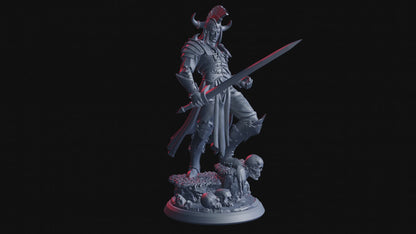 Prince Tyrius, Royal Heir Miniature | Noble Knight Figure for Tabletop RPGs | 32mm Scale or 75mm Scale