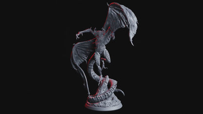 Garghoul Monster Miniature | Large Gargoyle Boss for Tabletop Horrors | 75mm Base