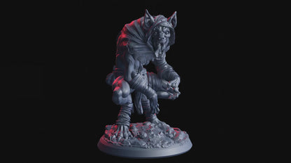 Red Hood Gnoll Miniatures | Monster Miniatures for Dungeons and Dragons | 32mm Scale