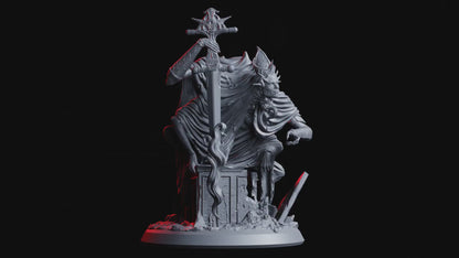 Cryptkeeper Miniature | Graveyard NPC & Undead Monster for Dungeons and Dragons | 50mm Base