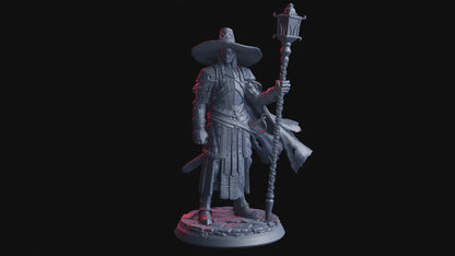 Vance, the Illusion Breaker Miniature | Elf Eldritch Knight | 32mm Scale and 75mm Scale