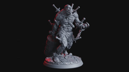 Ghost of Unchained Hatred Miniature | Undead Ethereal Horror | 50mm Base